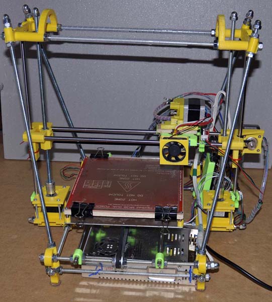 Reprap 3d Printer: Assembling, with.